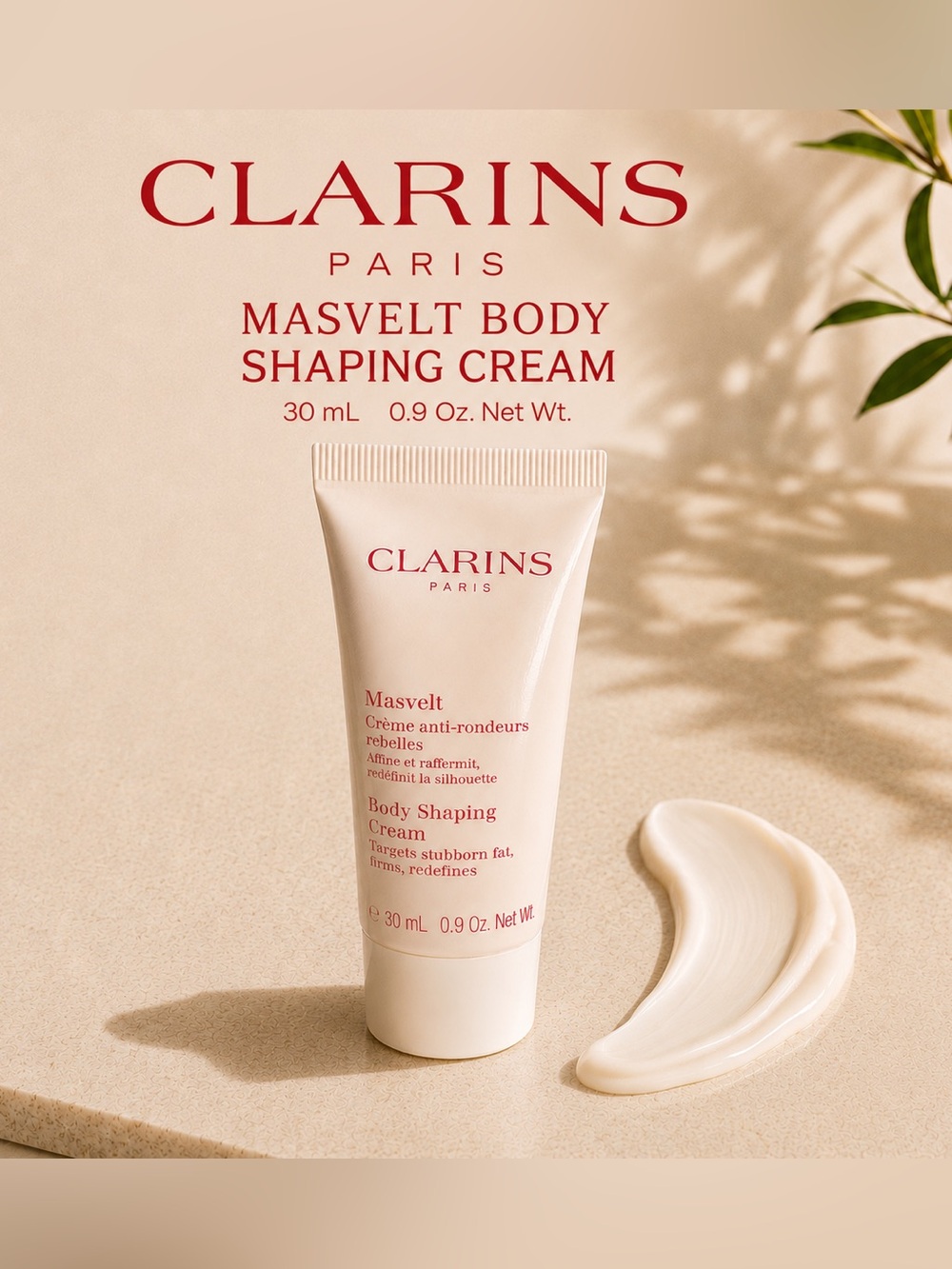 NEW/Sealed Clarins Masvelt Body Shaping Cream 30 mL/0.9 oz